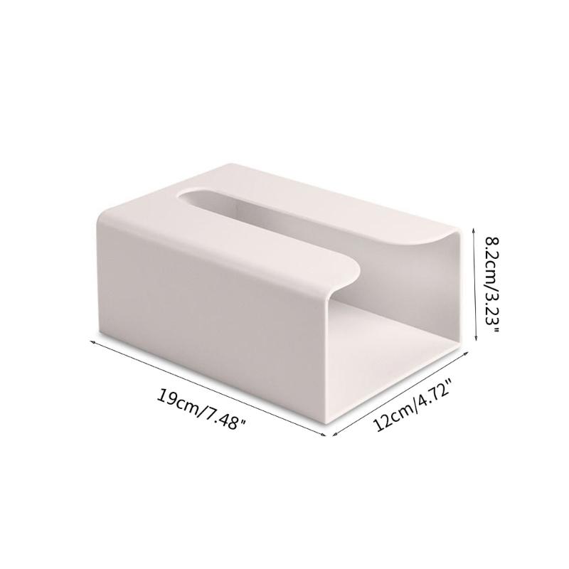 Decorative Tissue Box Rectangular Paper Towel Dispenser Napkin Holder Case Bathroom Accessories