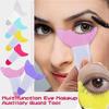 2 Stück Mascara- und Lidschatten-Schutz-Applikator-Schutzpads, Hilfsschutz-Werkzeug für Wimpern-Make-up