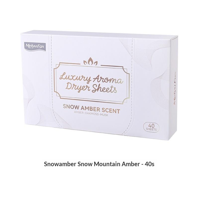 40Pcs Fabric Softening Sheet Drying Clothes Dryer Machine Washing Machine Fragrance Sheet Long Lasting Fragrance Deodorizing