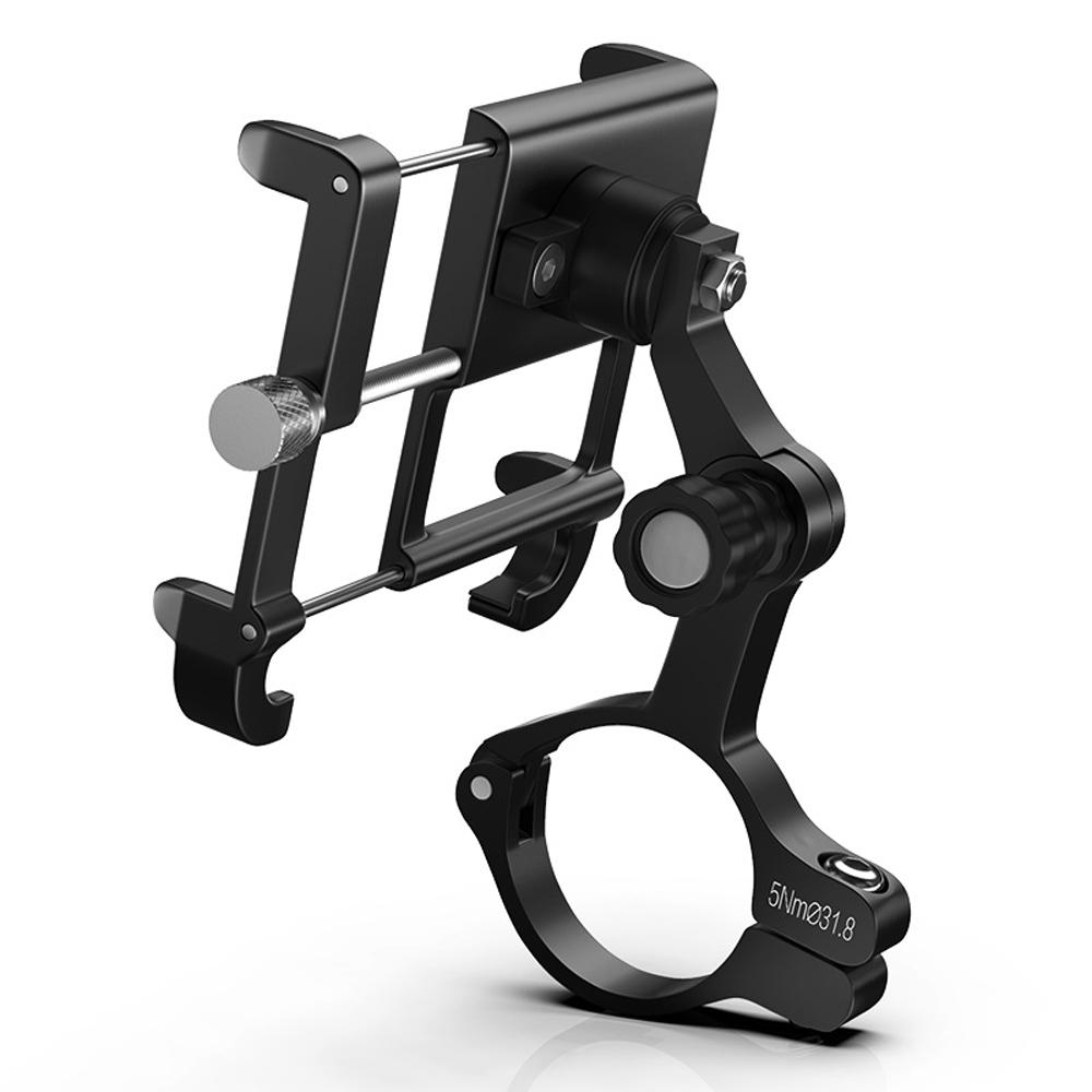 Aluminum Bike Phone Holder 360 Degree Rotating Adjustable Anti Slip Cycle   Bicycle Handlebar Phone Mount Holder Stand