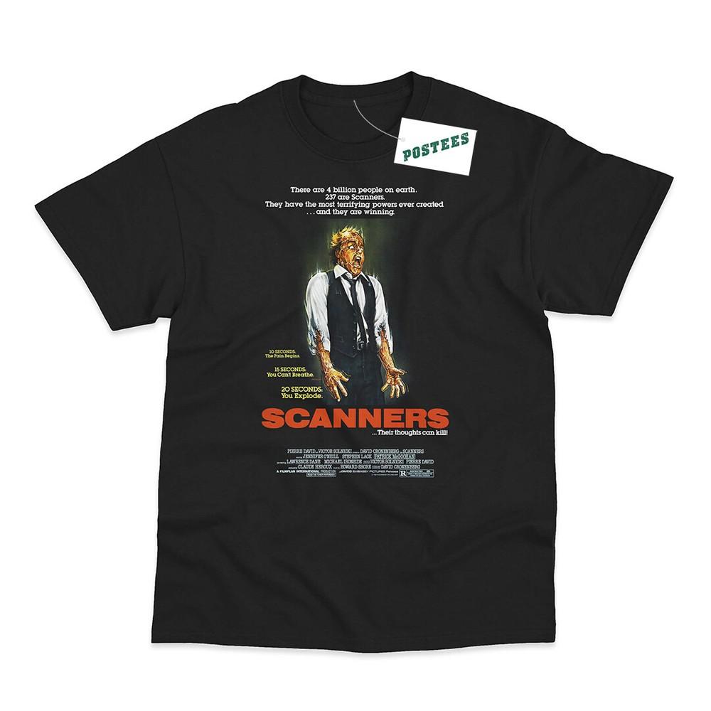 

Retro Movie Poster Style Inspired by Scanners Direct To Garment Printed T-Shirt L