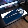 Leeds United Custom Large Mouse Pad, Personalized Name Text Print, Football Logo Non‑Slip Desk Mat Gaming Gift