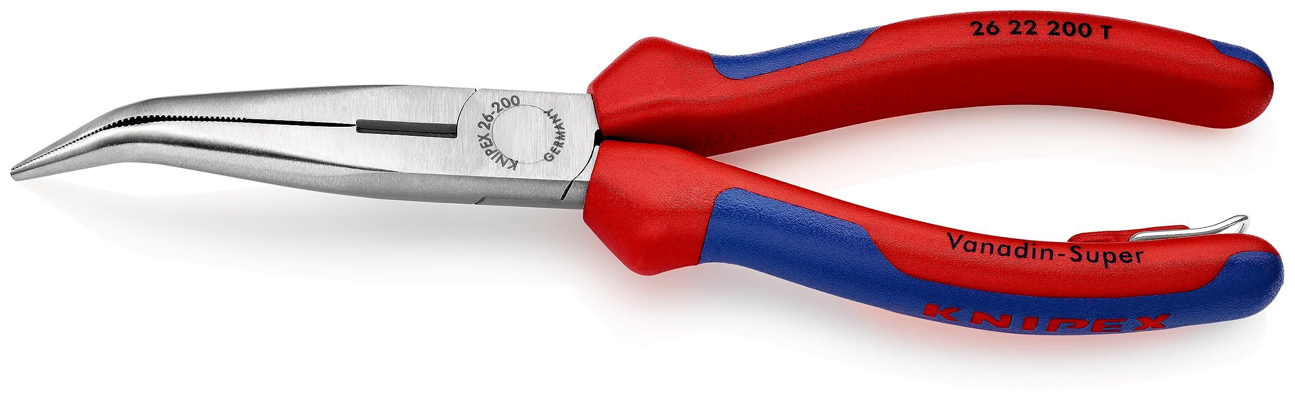

Радиоклещи изогнутые KNIPEX 2622-200TBK 40° (BK)