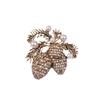 Medieval Western Court French Leaf Coconut Tree Popular Fashion Brooch