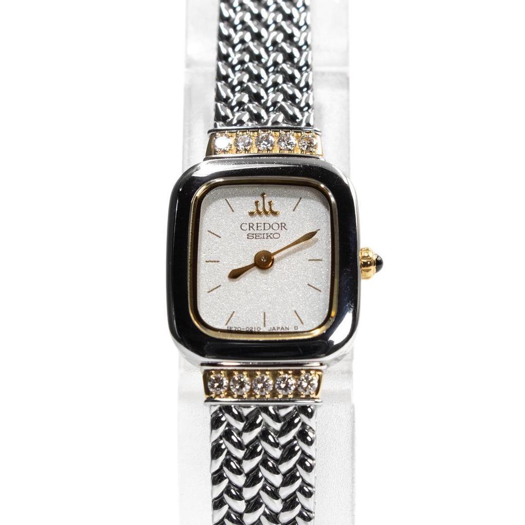 [USED] Seiko Women's Credor Watch, 18K Gold with Diamonds