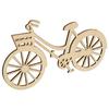 Wooden Bicycle Bike Cutout Veneers Slices DIY Crafting Ornament Theme Wedding Party Homeation KTY