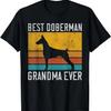 Merry Christmas Ornament Doberman Pinscher Xmas Santa T-Shirt