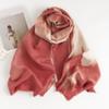 This Is A New Autumn and Winter Fashion Commuting Scarf In Gradient Color Featuring A Faux Cashmere Look and An Elegant Ladylike Style Shawl for Women