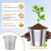 Stainless Steel Reusable K-cup Coffee Filter Capsules Portable Household Accessories Kitchen Tool Creative Little Coffee Filters