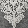 Handmade Black & White Polyester Lace Collar Applique