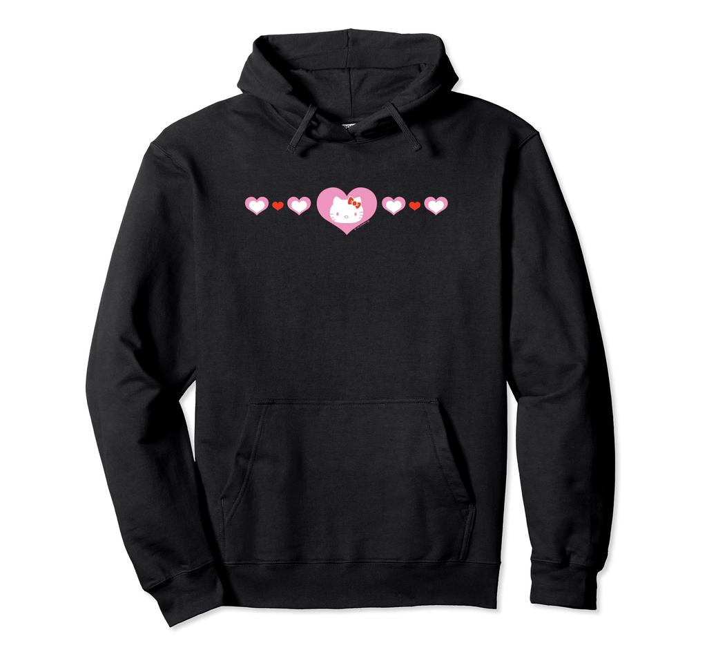 Hello Kitty US Design Heart Pink Hoodie
