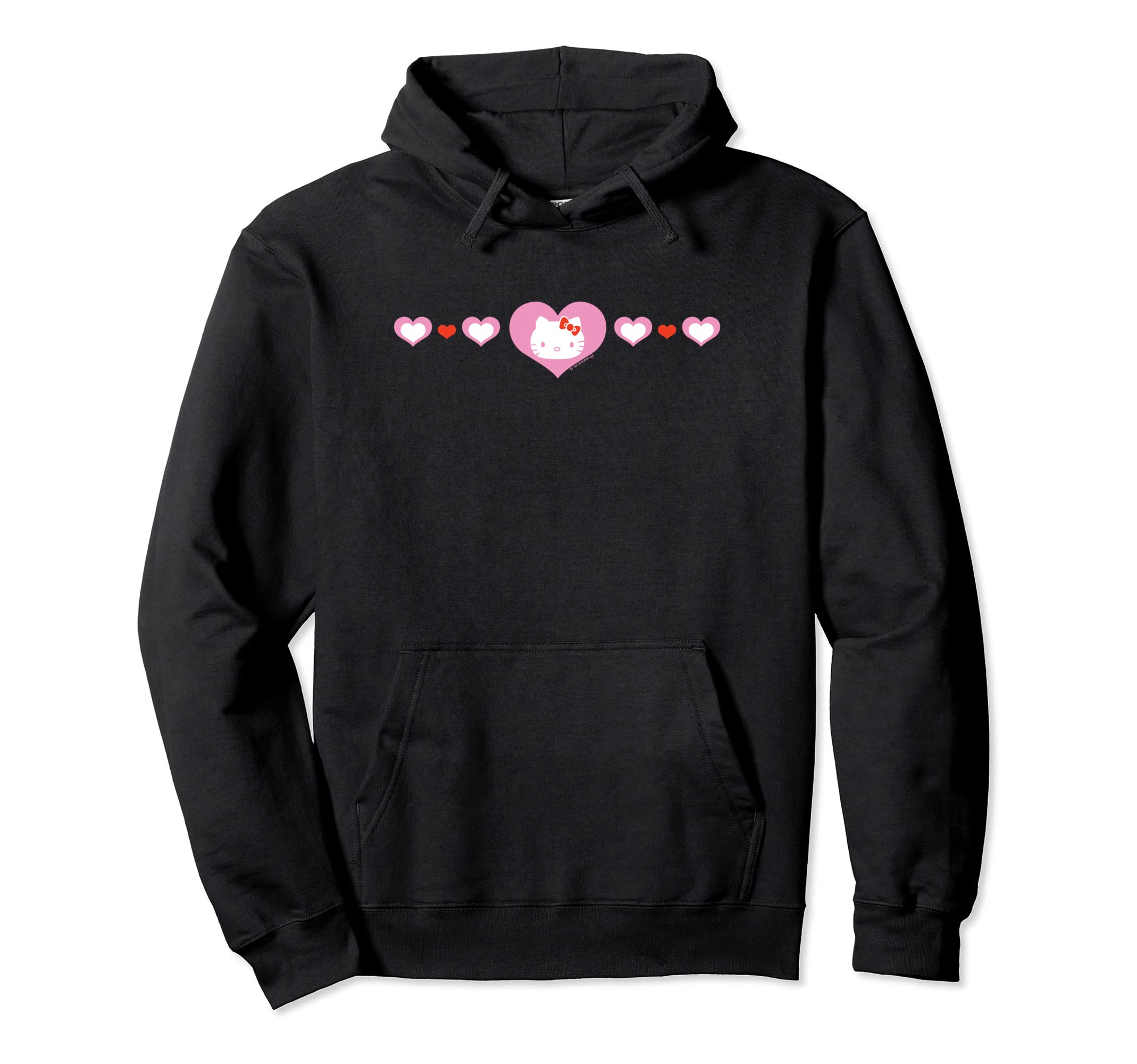 

Hello Kitty US Design Heart Pink Hoodie чорний