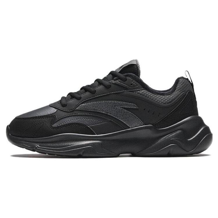 

Anta Chao Bai Gz Textile, Synthetic Leather Cushioning Breathable Low top Casual Shoes Men s Castle Gray 112348812-11 44