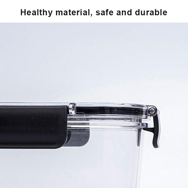 Portable Lunch Box for Kids School Microwave Transparent Bento Box with Compartments Salad Fruit Food Sealed Jar Container Box