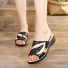 Medium Heel Shoes Outside Women's Slippers and Ladies Sandals Small Size High Quality Slides New Fashion Style Shoe On Promotion