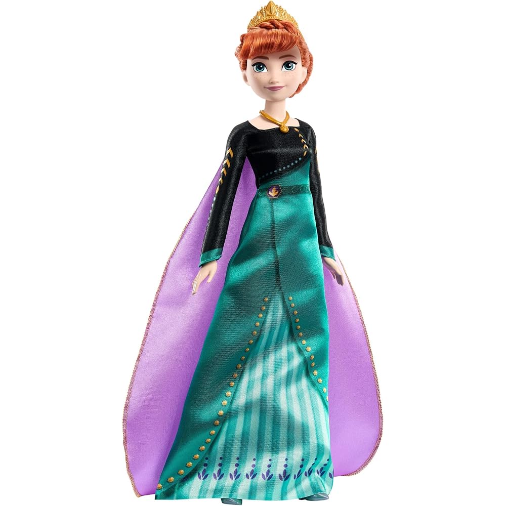Mattel Disney Frozen Anna and Elsa Doll Set 2 Pieces Dress-Up Dolls for Ages 3 and Up