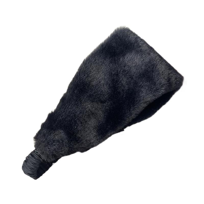 Wide Band Winter Headbands Stretchy Elastic Hair Band For Women Men Windproof Warm Fleece Lined Ear Cover For Cold Weather