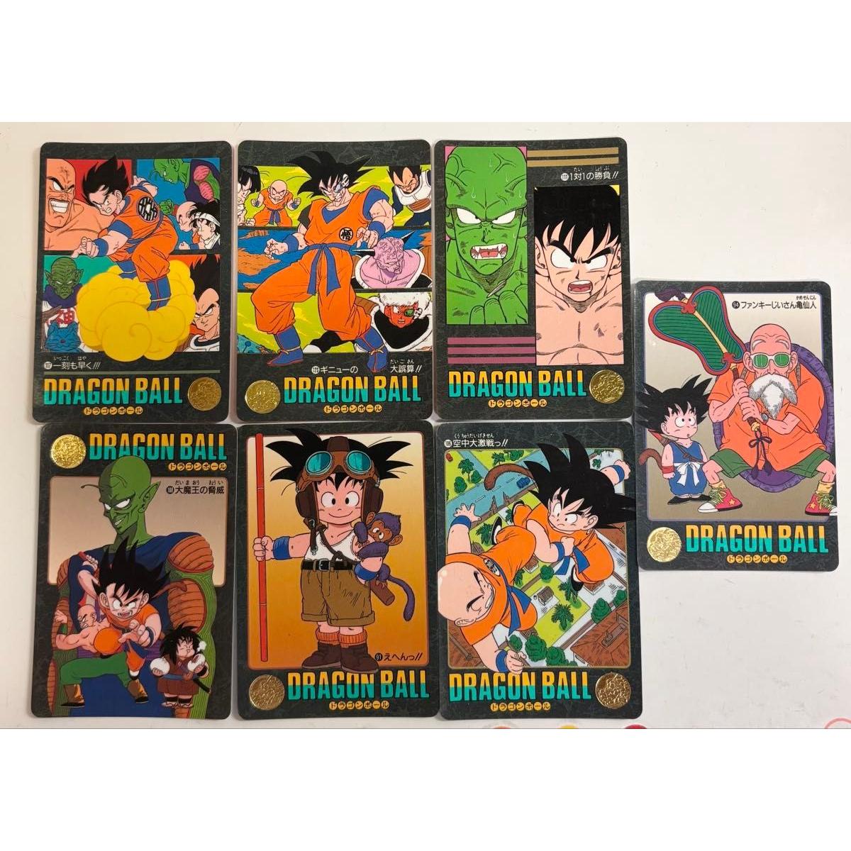 Б/у Карты Dragon Ball Carddass Visual Adventure