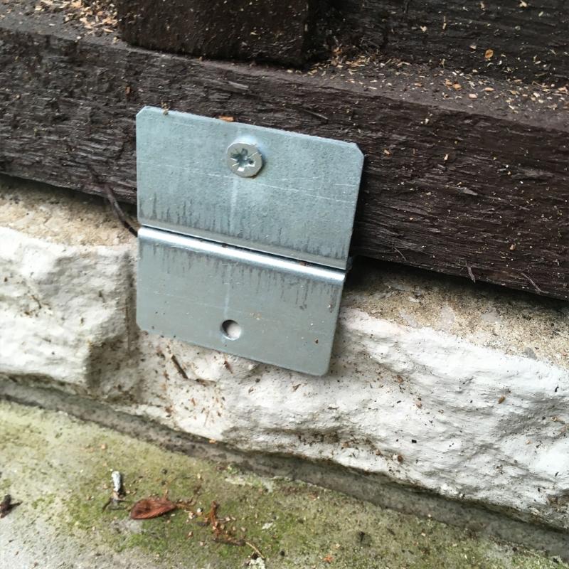 10Pcs Galvanized Steel Panel Clip   Secure Not  Corrosion multiple  Sized Windproof Fence Fasteners for Wooden Brick Posts