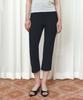 Siyajyu Sipt7208 Pleated Capri Pants_Black