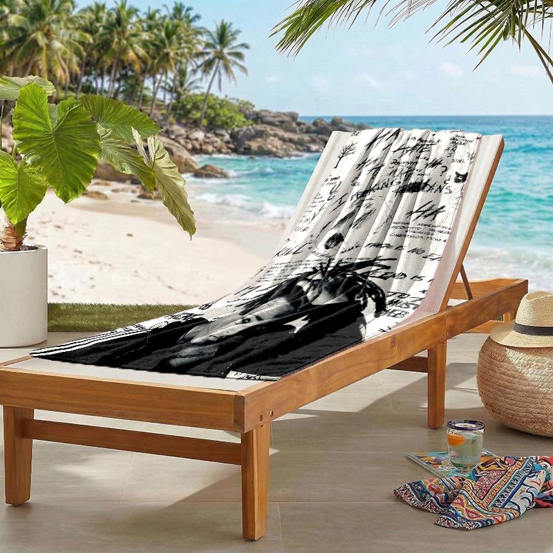 Xxxtentacion Fashion Beach Towel: Ideal for Summer Adventures Soft, Absorbent and Quick Drying Suitable for Swimming and Bathing