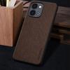 Phone Case: Case for Vivo IQOO Z11x 5G Global Version Case, Vintage Washed Twill Texture Synthetic Leather Protective Back Cover