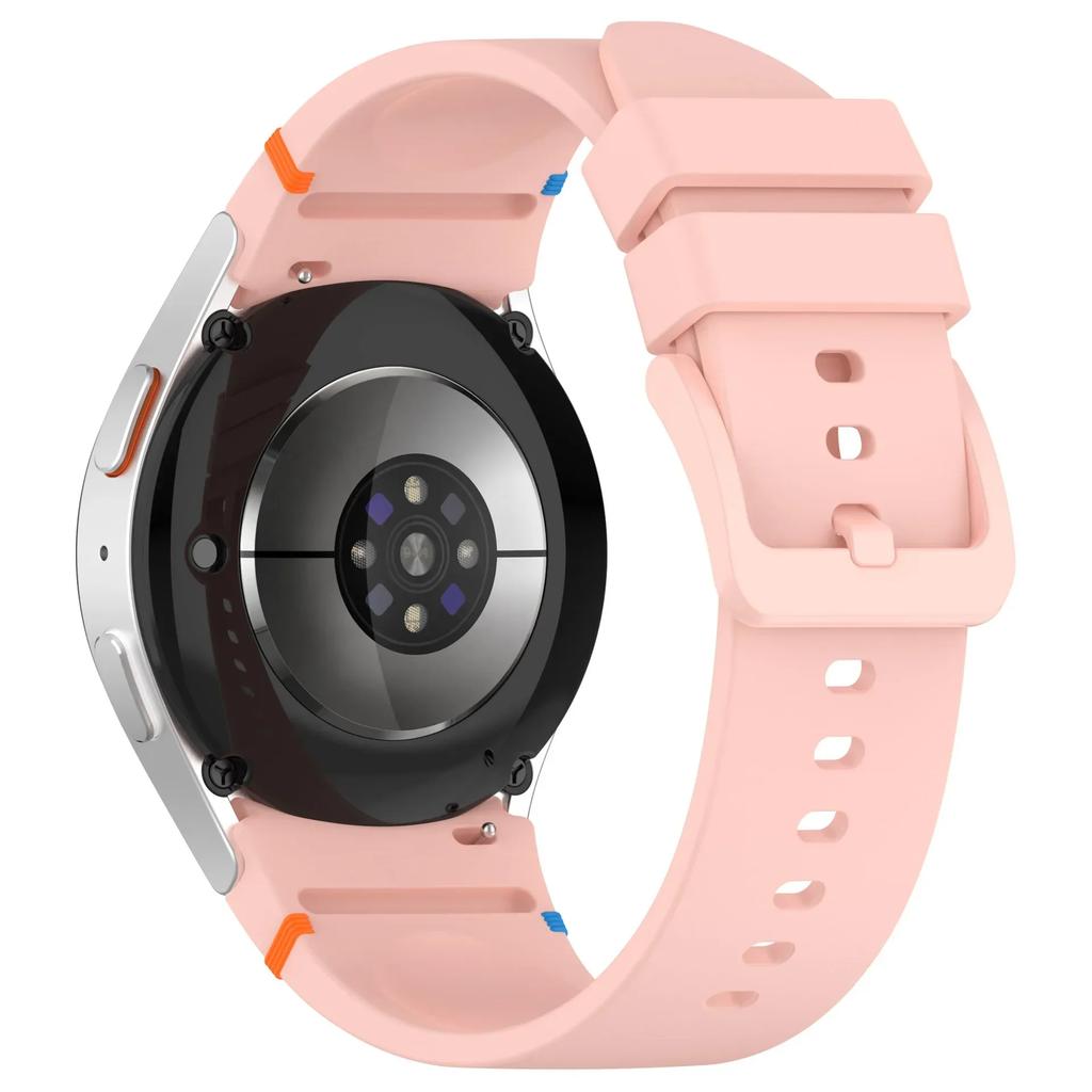 Silicone Strap for Samsung Galaxy 7 FE 6 5 4 40mm 40mm/6 Classic/5 pro 45mm 47mm 43mm No Gaps Bracelet for Watch 7 6 Accessories