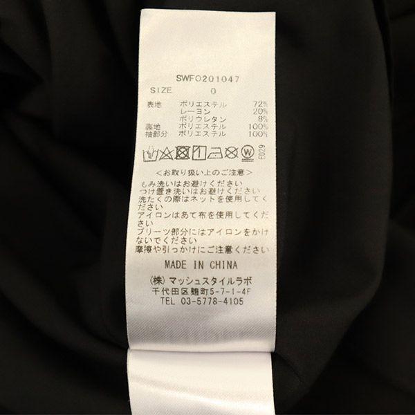 SNIDEL Long sleeve Sheer sleeves one piece black Women Used
