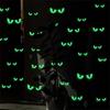 Luminous Stickers Glow in Dark Evil Peeping Eyes Stickers for Halloween Wall