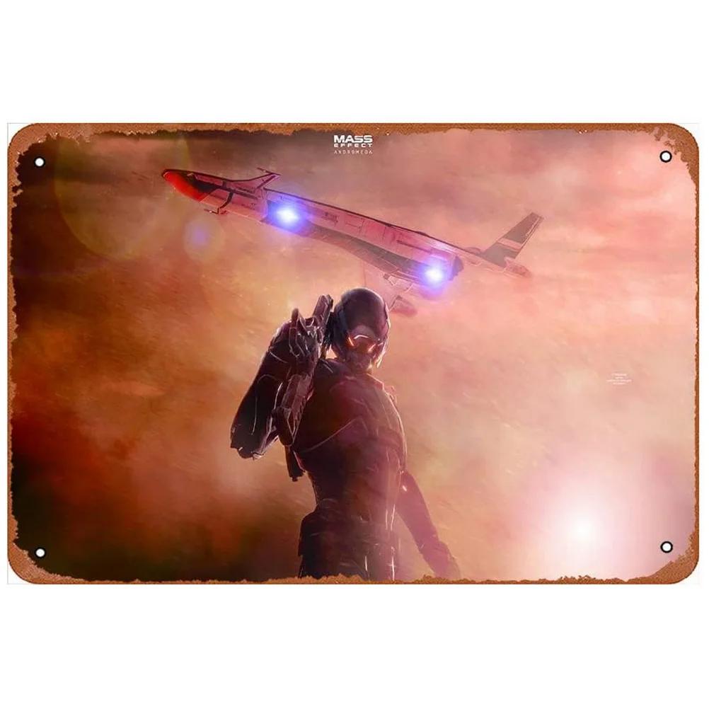 Klassische Videospiel-Deko: Vintage-Metallschilder mit Red Dead Redemption-Motiven, lustige Poster, Wanddekoration für Bar, Pub, Männerhöhle