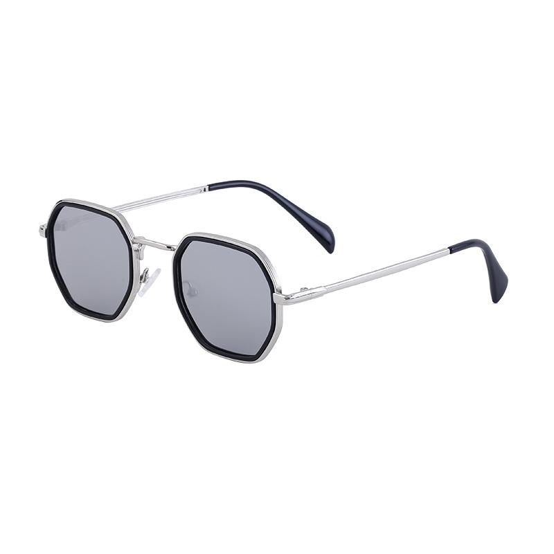 Vintage Square Sunglasses Men'S Punk Style Small Frame Sunglasses Men'S Shades