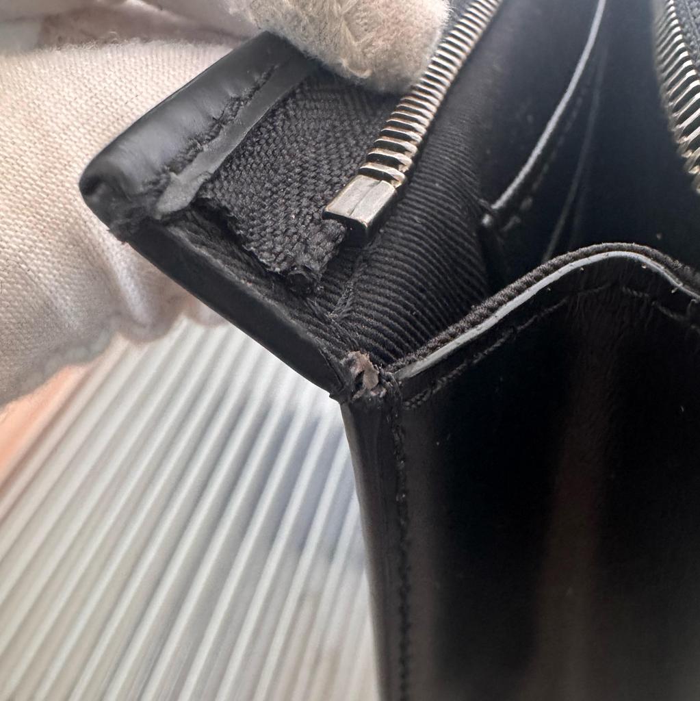 [Pre-Owned] Louis Vuitton Pochette Voyage MM 'Black Monogram Eclipse Canvas' - Very Good #1DX6VJ6