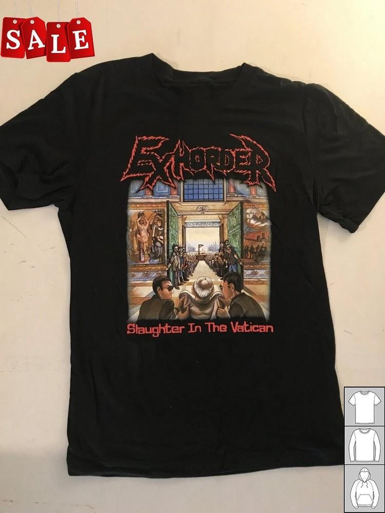 

New Exhorder Slaughter in the Vatican Gift For Fans Black All Size Shirt TH925 Unisex T-Shirt M