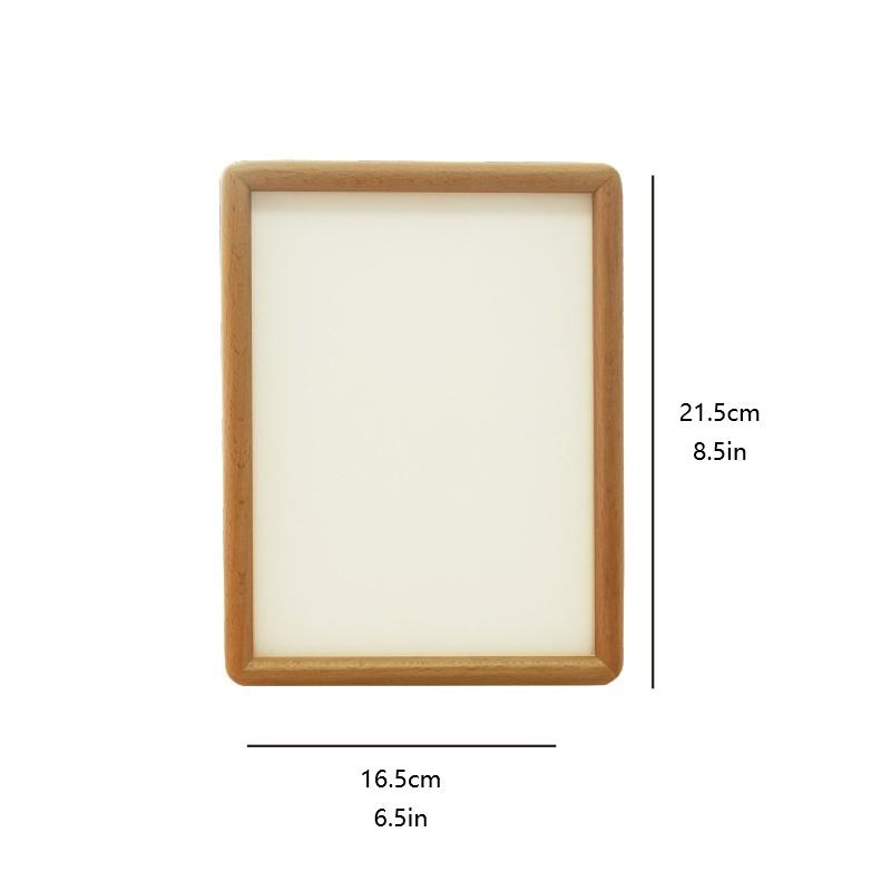 

HeMu Nordic style solid wood beech ebony photo frame table creative ornaments ins photo photo frame photo frame