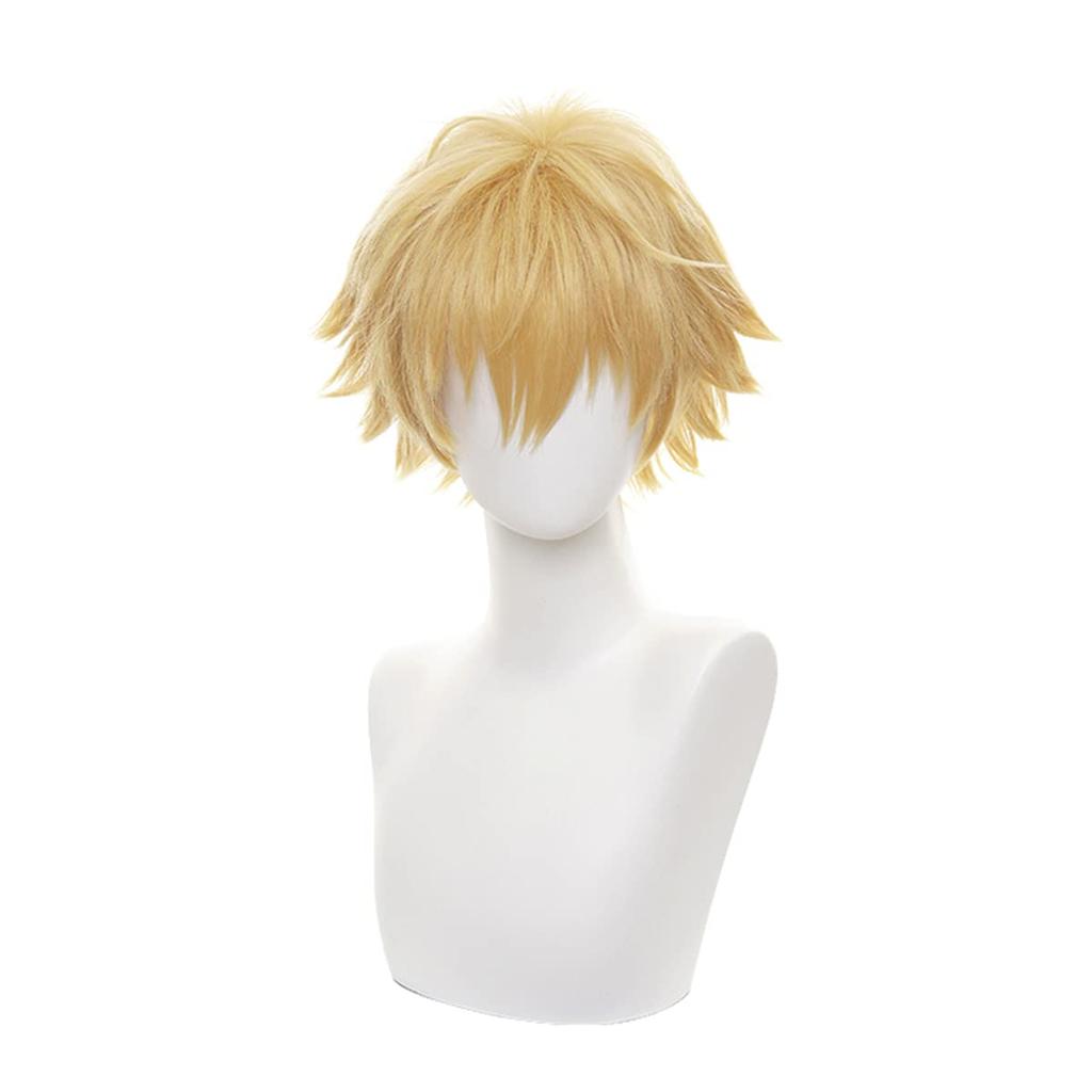 Angel Devil for Chainsaw Man Bangs Long Orange Brown Cosplay Wigs Halloween Costume Party AdultHair Wig