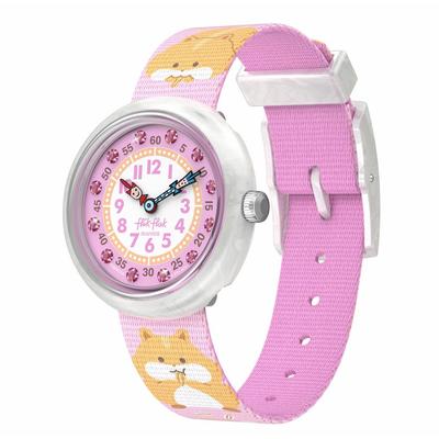 Swatch Flik Flak Cuddly Hamster Watch FBNP235 Girls' Pink
