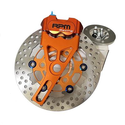 Adaptador/soporte para pinzas de freno RPM de motocicleta para sistema de freno de horquilla plana trasera para scooter, motocicleta, moto de cross, modificar