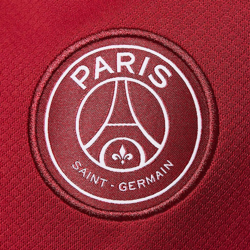 Jordan Paris Saint-Germain Striker T-Shirt Dri-FIT Minimalist Round Neck Short Sleeve Kids tops Red Phantom HJ3402-660