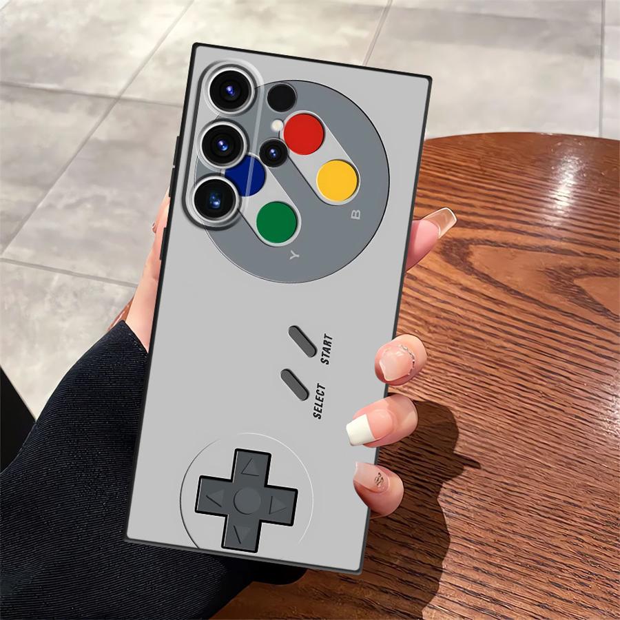 Retro Cameras Games Case for Samsung Galaxy S25 Ultra S23 Note 20 Ultra 8 9 10 S10 S9 S24 Plus S20 S21 FE Funda Phone Cover