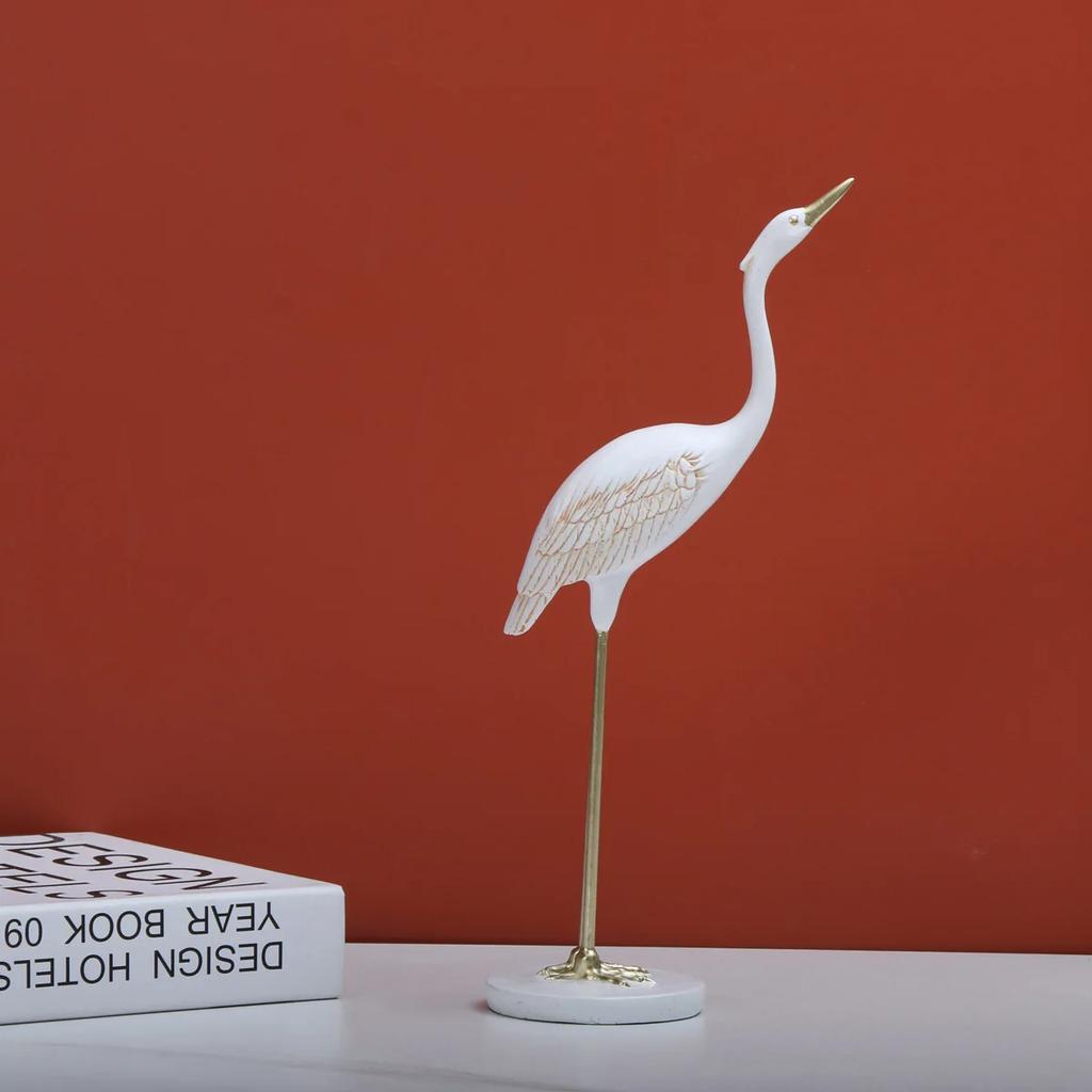 1 Pc Of Home Crane Ornaments, Indoor Decoration For GuestRoom, Home Decoration Living Room, Study, TV Cabinet, AndOffice Desktop