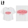 Izzueit Women's 3D Embroidered Print Cool Cotton T-Shirt