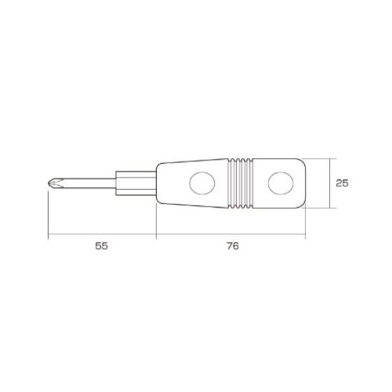 ANEX Screwdriver Set with Magic Set 5800 Coin, 8-Piece (Phillips 0/Phillips 1/Phillips 2/Slash 1.8/Slash 2.5/Slash 5/Slash 6/Drill) No.