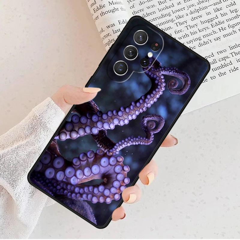 Marine Life Ocean Octopus Phone Case For Samsung Galaxy S25 S23 S30 S8 S21 S20 FE S24 S22 Note 10 20 S8 Plus lite Ultra