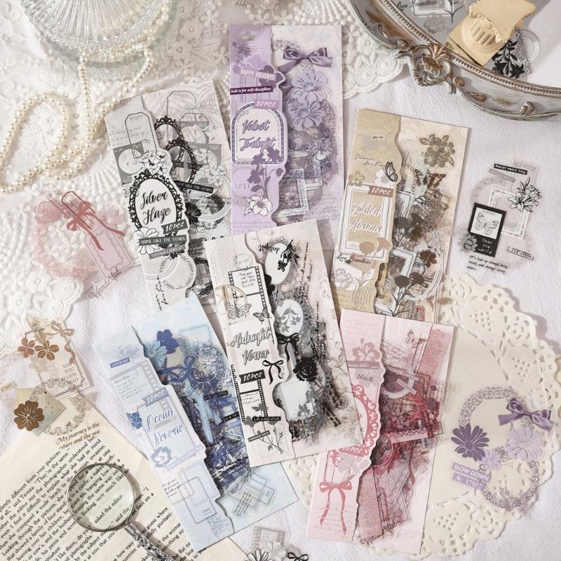 Decorative DIY Sticker For Planners Stationery And Notebook Easy Remove Design Multiple Pattern Optional Waterproof