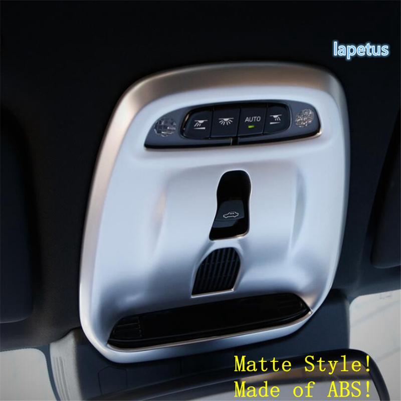 ABS Car Front + Rear Seat Roof Reading Lights Lamps Cover Trim For VOLVO XC40 2018 - 2025 Matte / Carbon Fiber Look Accessories