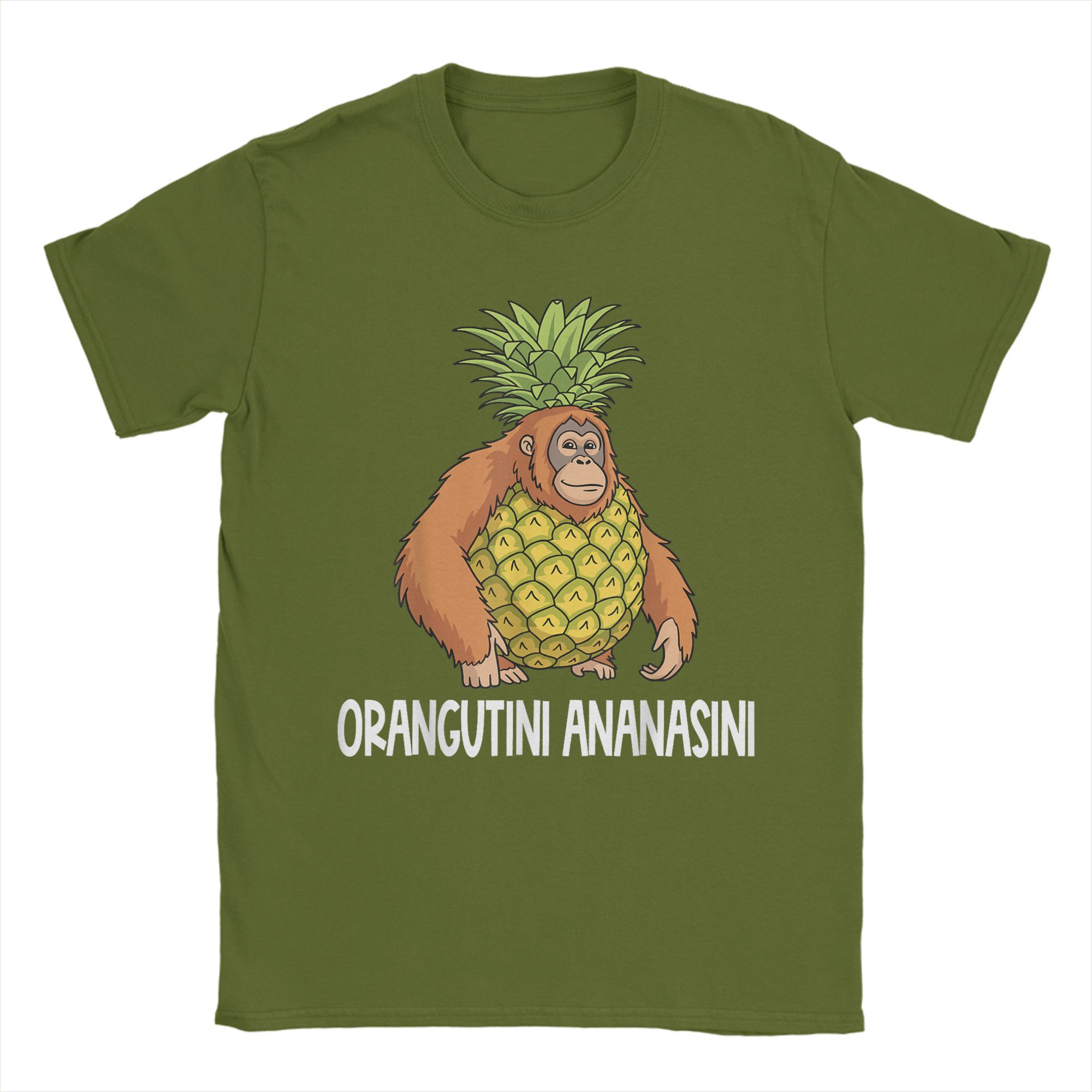 

Italian Brainrot Characters Orangutini Ananasini T Shirt For Men Summer Streetwear T Shirts Popular Tees Oversize Clothes 4XL