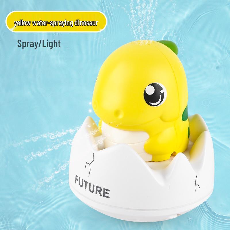 Electric Dinosaur Egg Bath Toy with Lights & Music
