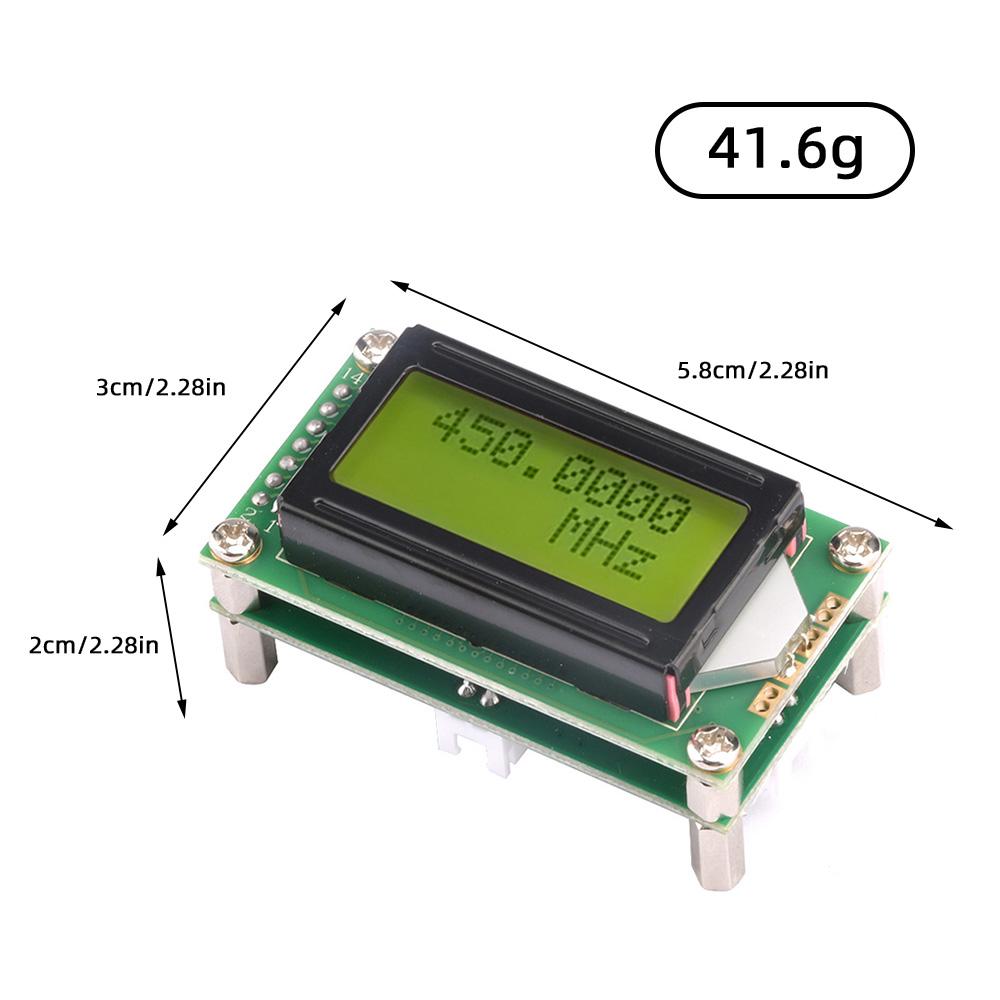 PLJ-0802-E 1MHz~1200MHz Frequency Counter 8-digit Digital Display Frequency Meter DC 9V~12V