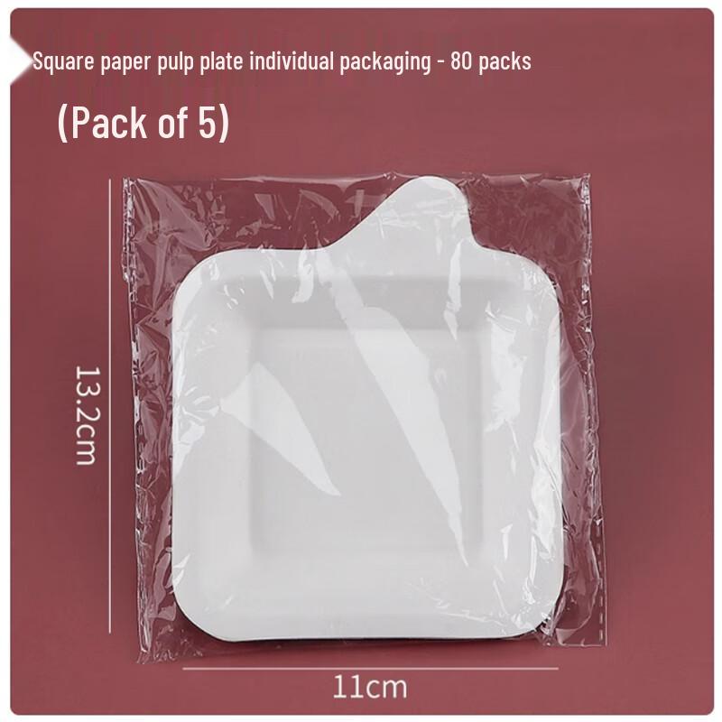 Disposable Bagasse Square Plates