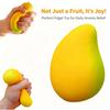 Handmade Crispy Mango Stress Ball Squeeze Toy, Mango Squishy Fidget Ball, Asmr Sensory Stress Relief Toy